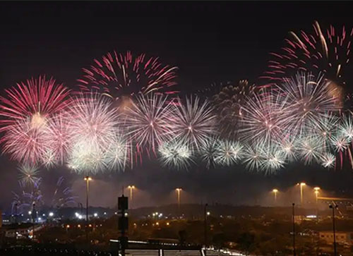 汪清县焰火晚会